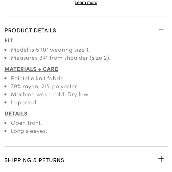 Torrid Knit Pointelle Cardigan - Picture 9 of 9